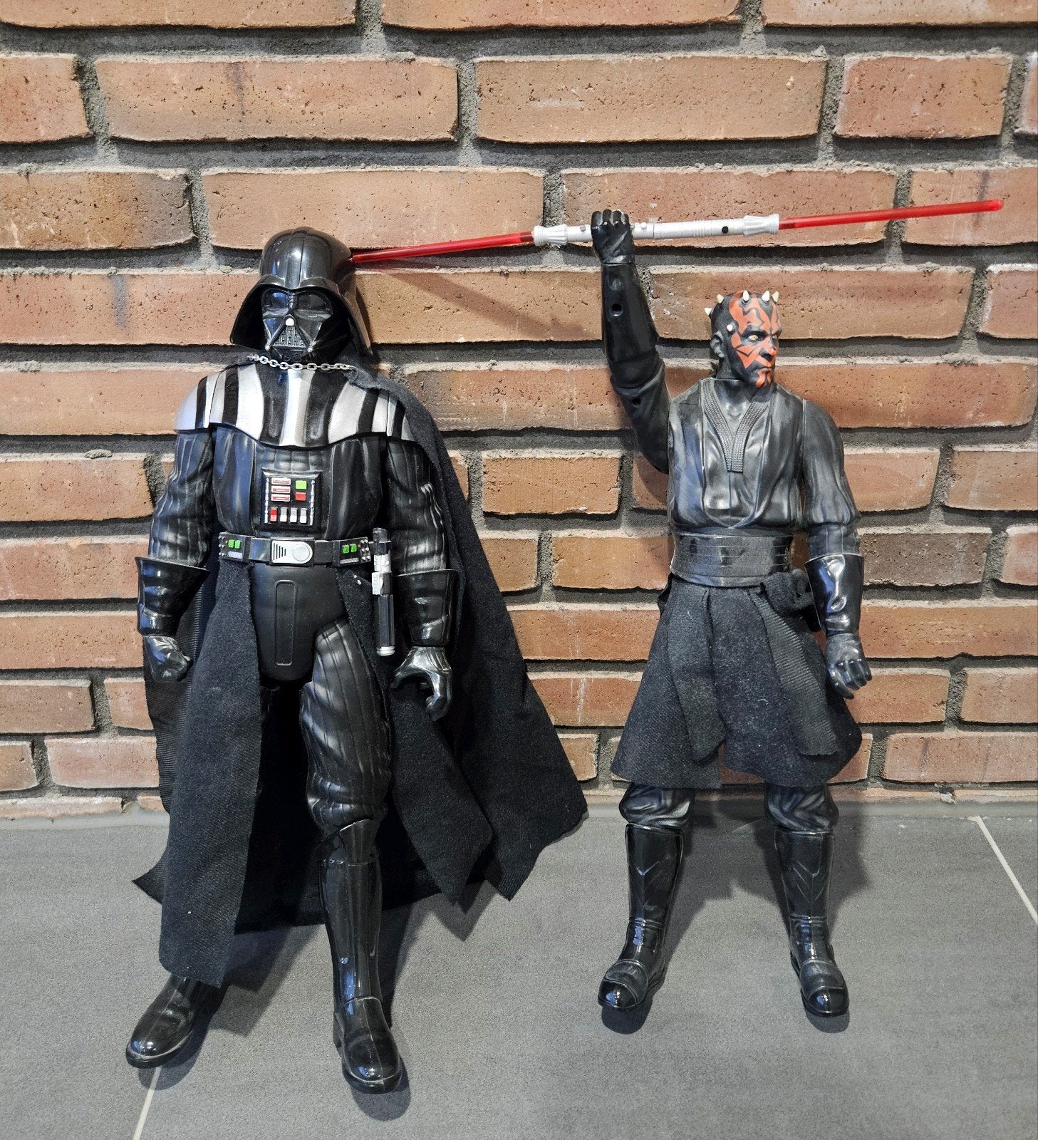Star Wars Big Figs Reuze Actiefiguren - Darth Vader & Darth, Verzamelen, Star Wars, Ophalen of Verzenden, Gebruikt, Actiefiguurtje