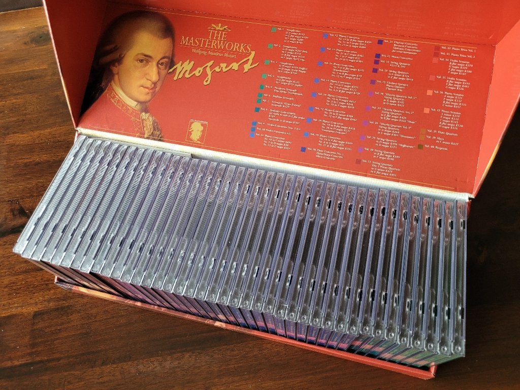 Mozart The Masterworks 40 cds, Kamermuziek, Boxset, Mozart, Ophalen of Verzenden
