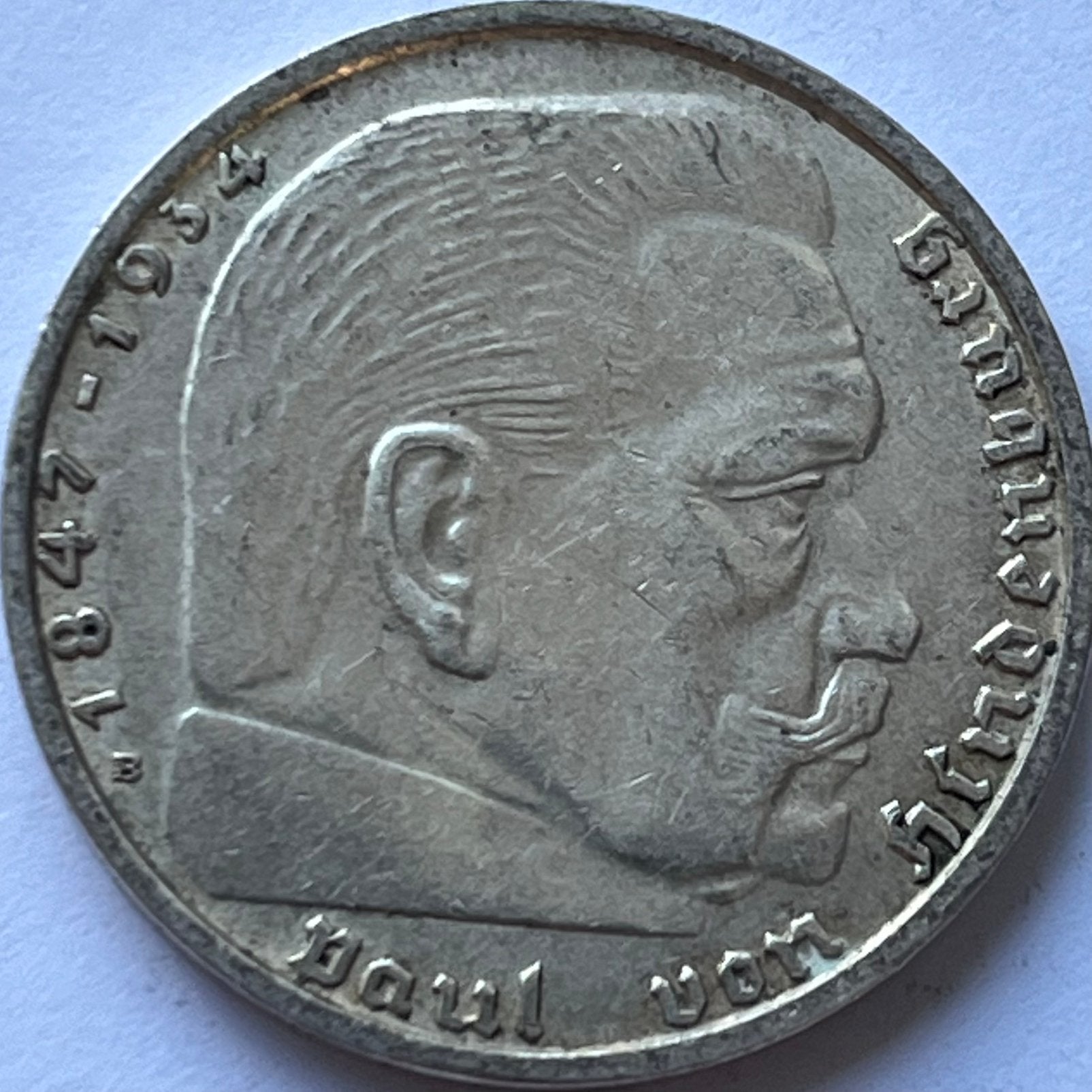 Derde Rijk zilveren twee mark 1939B, Ophalen of Verzenden, Duitsland, Losse munt, Zilver