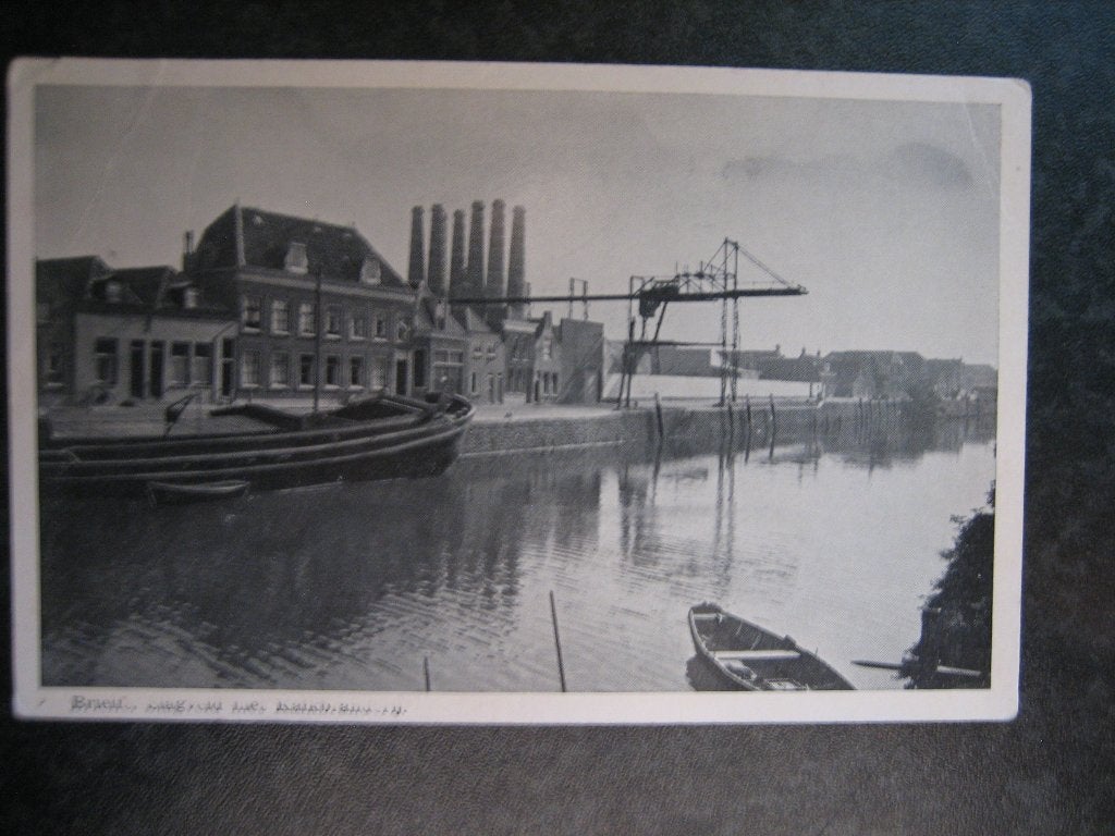 BRIELLE Slagveld met kalkbranderij  1962, Verzamelen, Ophalen of Verzenden, 1960 tot 1980, Zuid-Holland