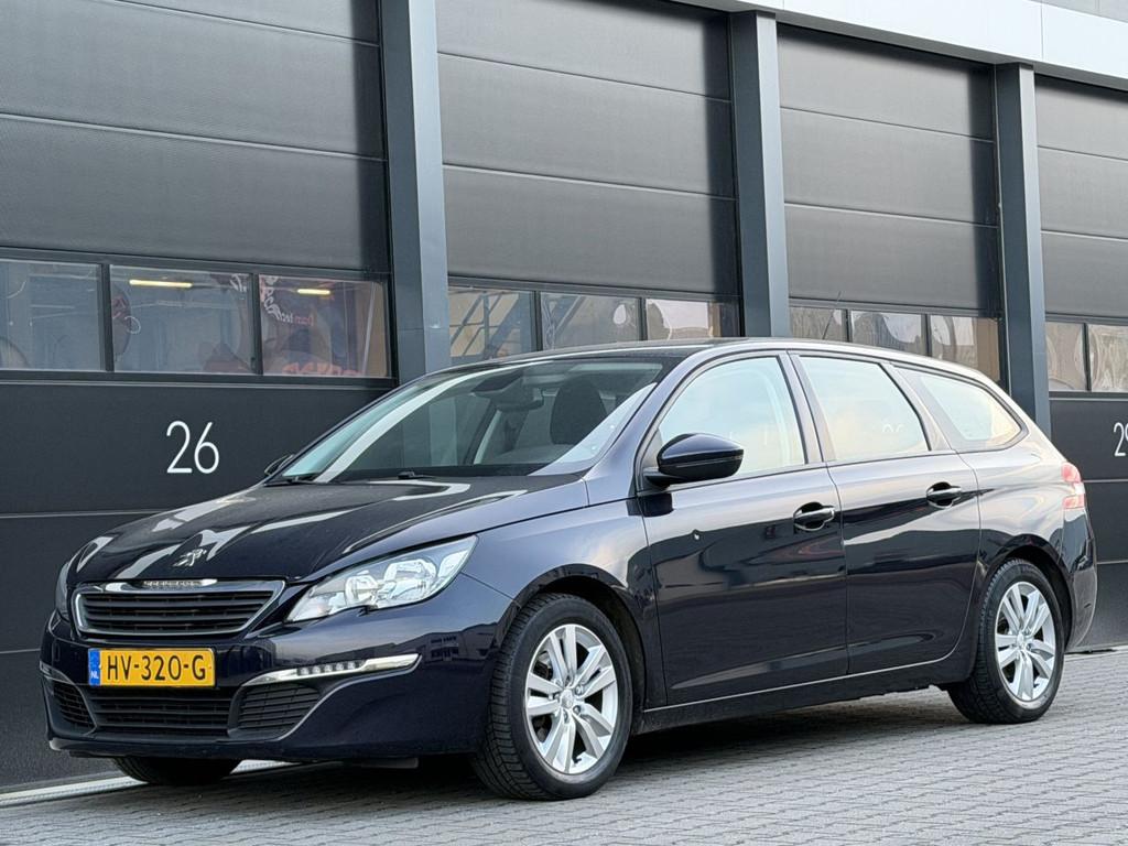 Peugeot 308 1.6 BlueHDI Blue Navi Clima PDC (bj 2015), Blauw, 140 €/maand, 1560 cc, Parkeersensor