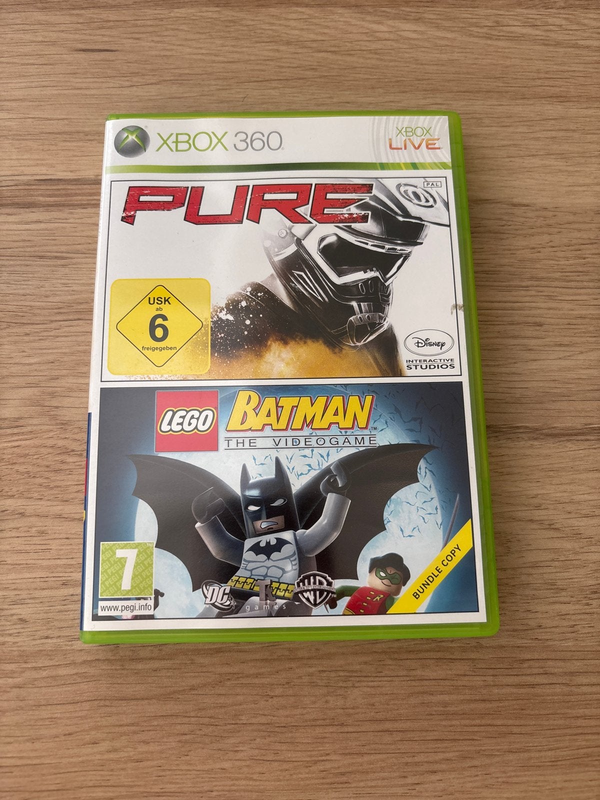 Pure & Lego Batman Xbox 360 - Dubbelplezier!, Gebruikt, 1 speler, Racen en Vliegen, Ophalen of Verzenden
