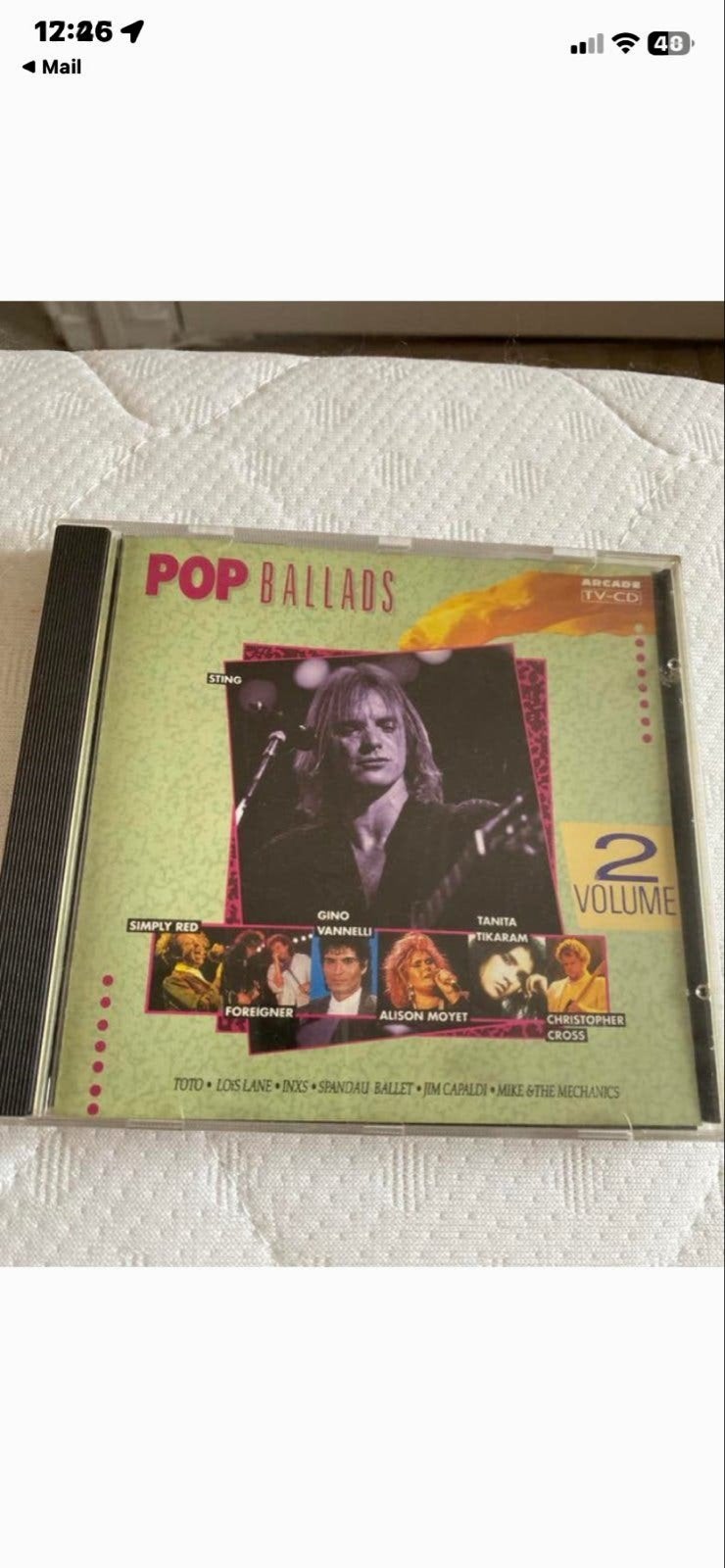 Pop Ballads 2 CD - Diverse Artiesten (Arcade TV-CD), Ophalen of Verzenden, Gebruikt, Pop, Verzamelalbum