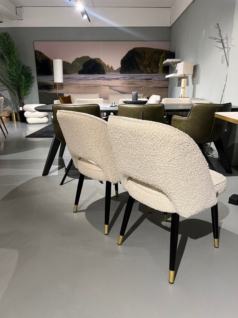 Eichholtz Eetkamerstoelen Cliff (Set van 2), Huis en Inrichting, Twee, Delfweg 52 2211 VN Noordwijkerhout, Wit, Eichholtz