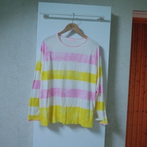 Pulleke strepen roze geel Frieda&Freddies mt 46, Kleding | Dames, Meerkleurig, Maat 46/48 (XL) of groter, Zo goed als nieuw, Ophalen of Verzenden