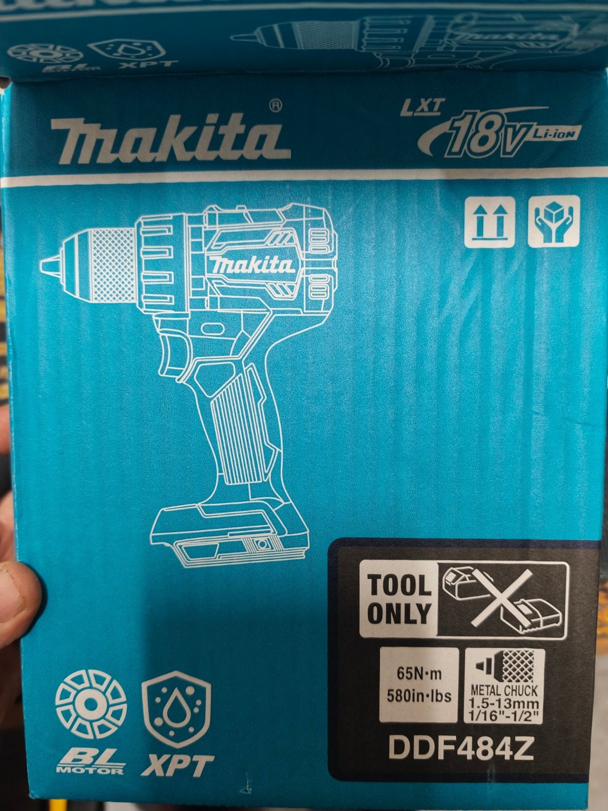 Makita DDF484Z Accuboormachine (nieuw in doos), Ophalen, 600 watt of meer, Variabele snelheid, Nieuw