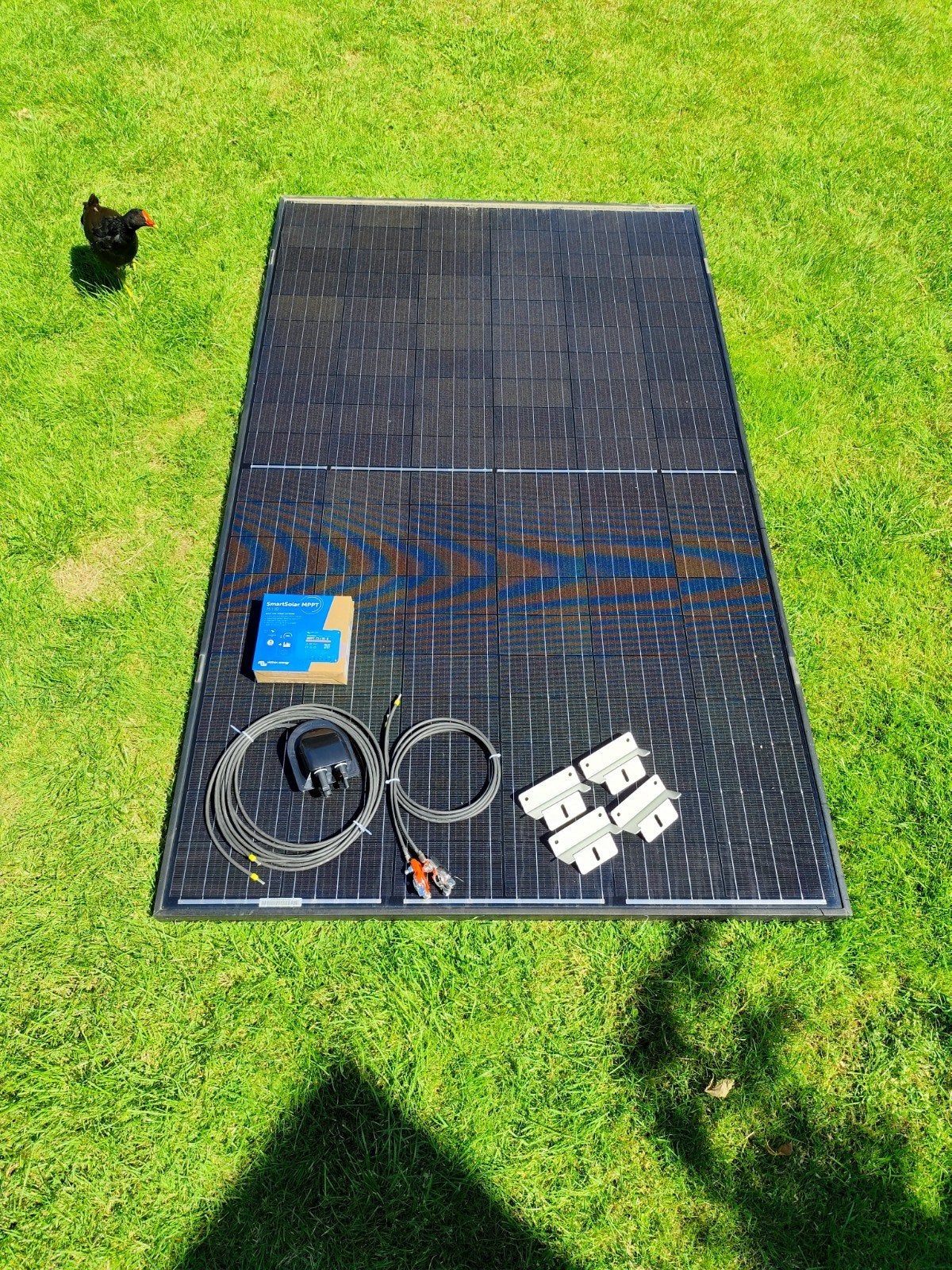 Off-grid Victron zonnepaneel set 250watt 12/24volt, Caravans en Kamperen, Ophalen
