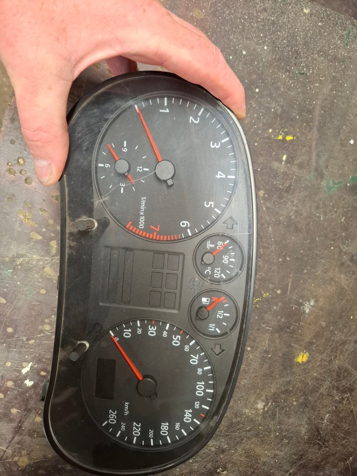 Audi A3 8L S3 Instrumentenpaneel Tellerklok 8L0919860E, Ophalen of Verzenden, Gebruikt, Audi