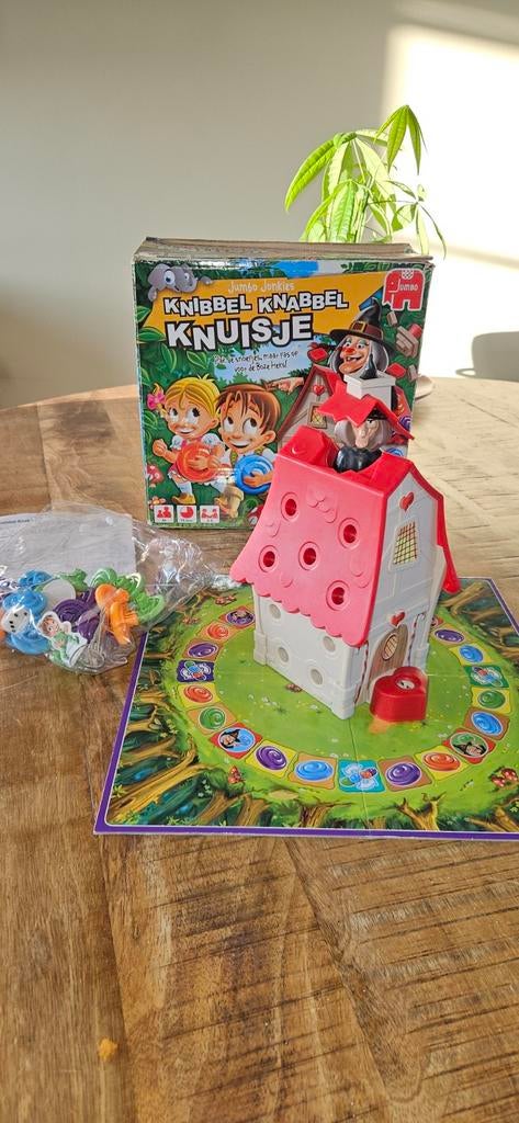 Jumbo Jonkies Knibbel Knabbel Knuisje Spel, Drie of vier spelers, Ophalen of Verzenden, Gebruikt, Jumbo
