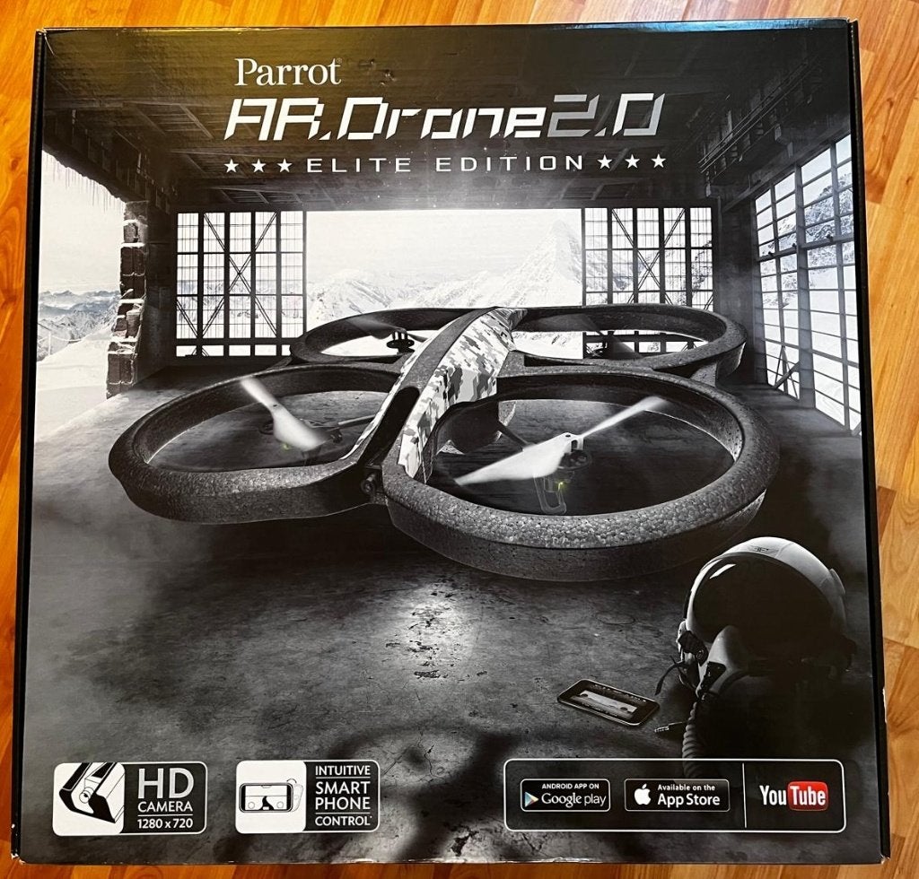 Parrot AR.DRONE  2.0 elite edition (Open box), 250 tot 900 gram, Cameradrone, Minder dan 100 meter, Ophalen of Verzenden