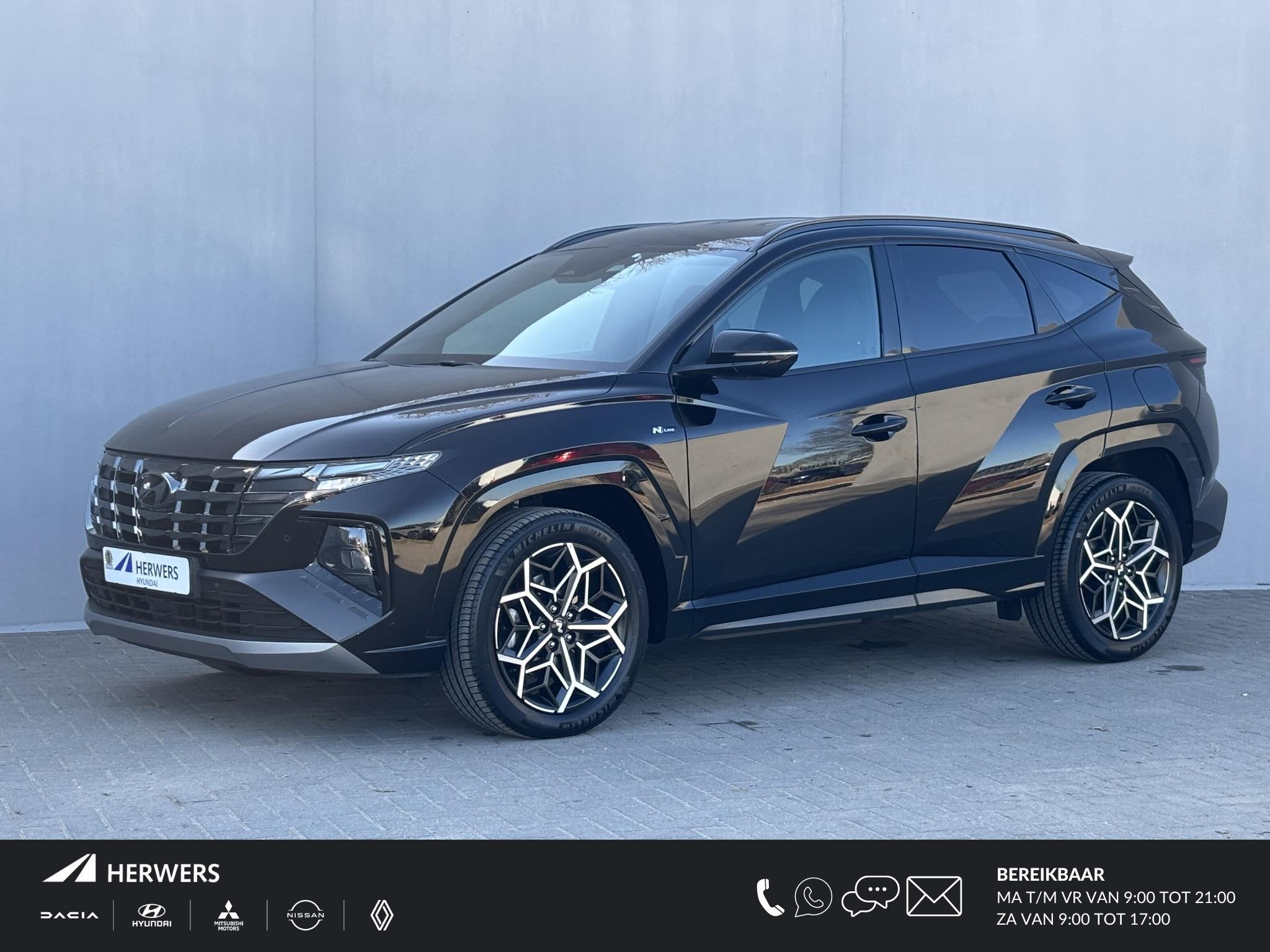 Hyundai Tucson 1.6 T-GDI HEV 230pk N Line Edition Automaat /, Gebruikt, Euro 6, 4 cilinders, 1650 kg