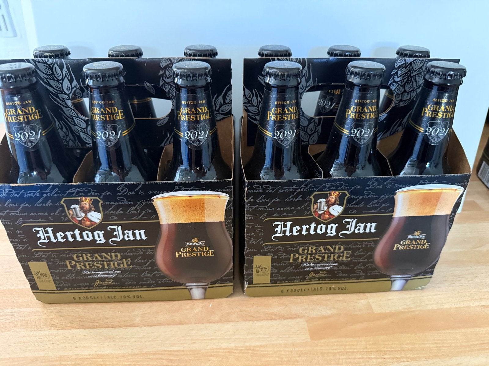 2x sicpack Hertog Jan Grand Prestige 2021 quadrupel, Ophalen of Verzenden