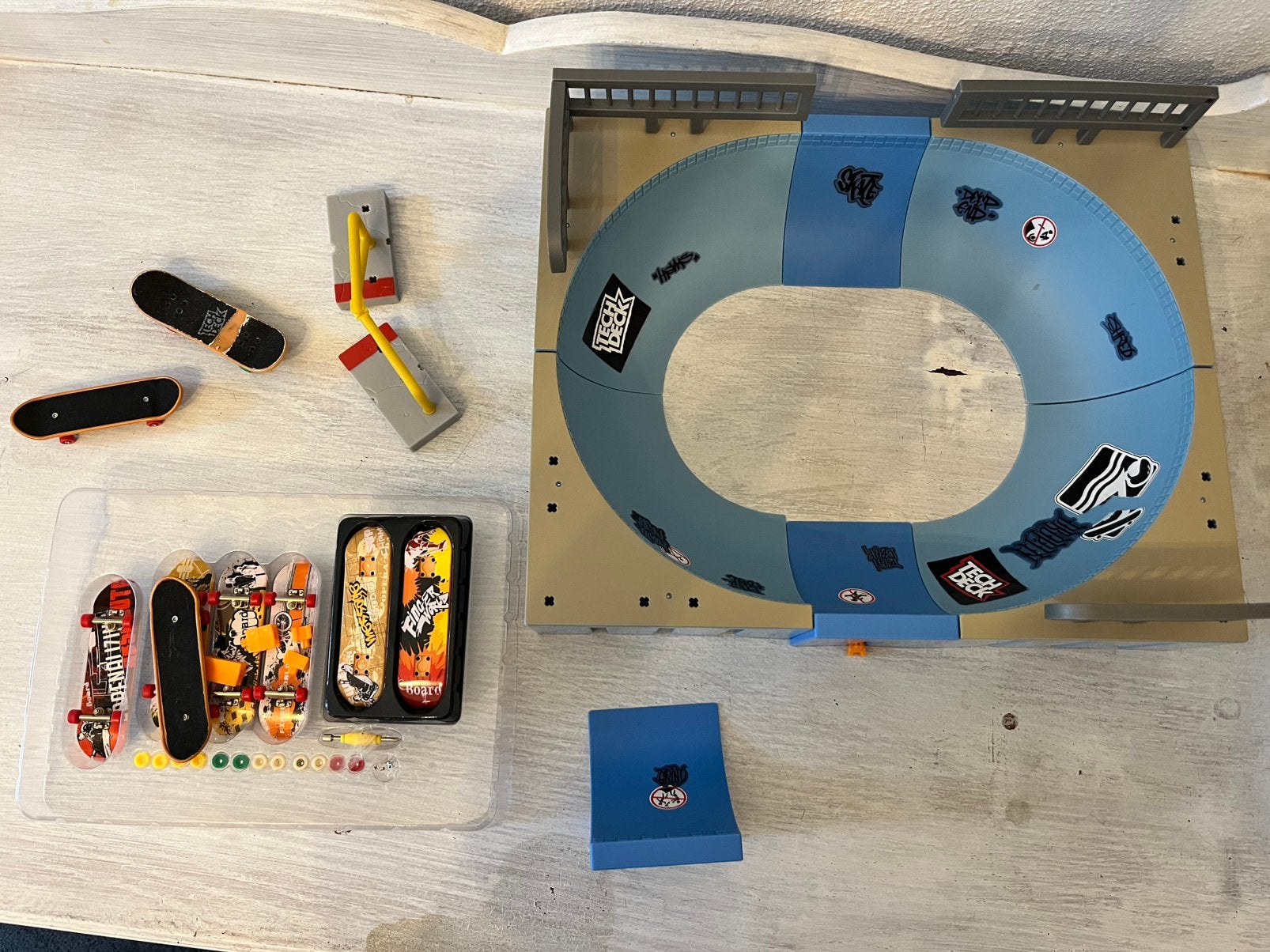 Tech Deck Skateboard Park met Fingerboards, Ophalen, Gebruikt