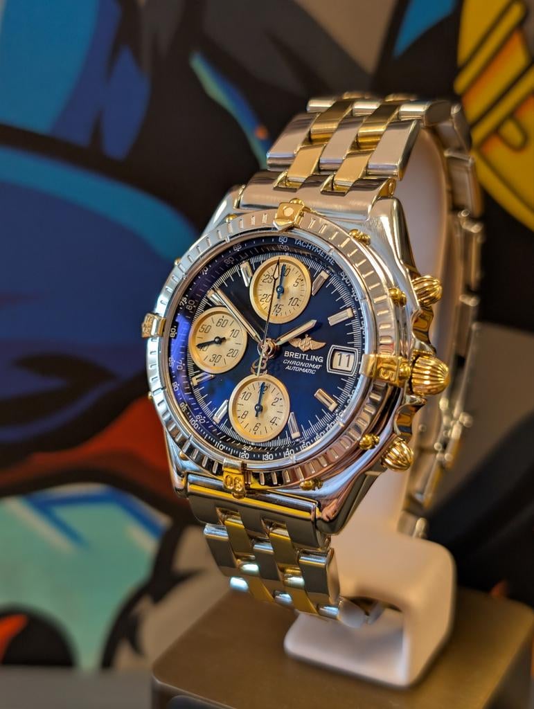Breitling Chronomat GT B13050.1, Ophalen of Verzenden, Zo goed als nieuw, Goud, Breitling
