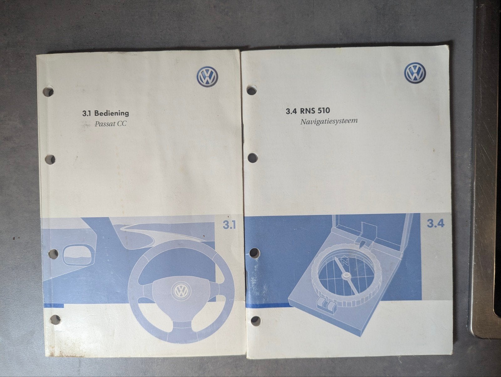 Volkswagen Passat CC Handleidingen + RNS 510 Navigatie Boekj, Ophalen of Verzenden, Gebruikt