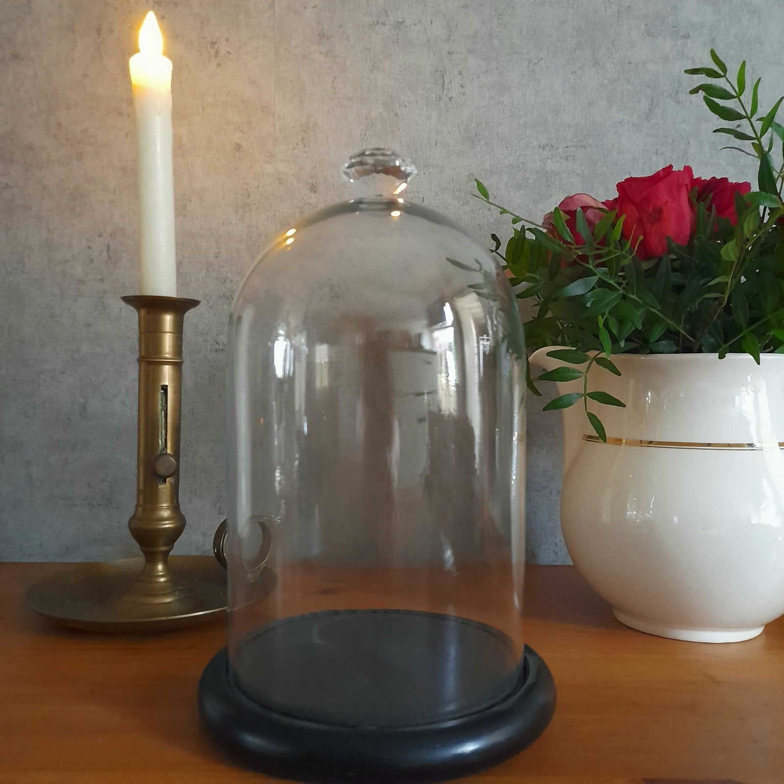 Gave glazen stolp hoogte 25 cm NR 2, Huis en Inrichting, Ophalen of Verzenden