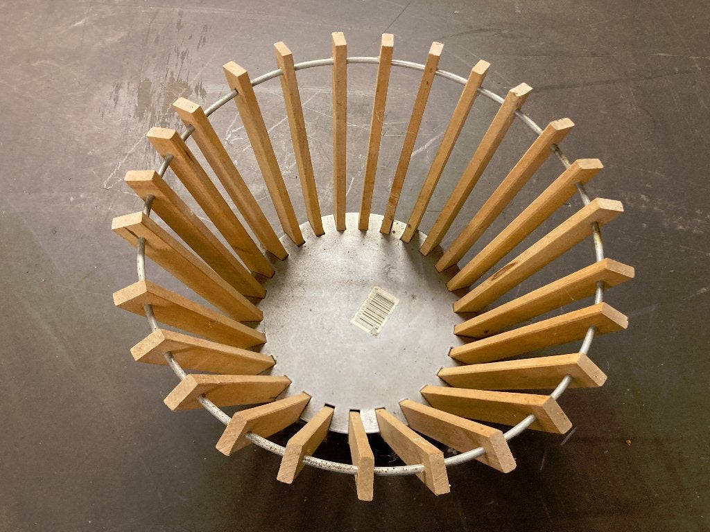 Houten fruitschaal / fruitmand - Nieuw, Schaal, Rond, Nieuw, Ophalen of Verzenden
