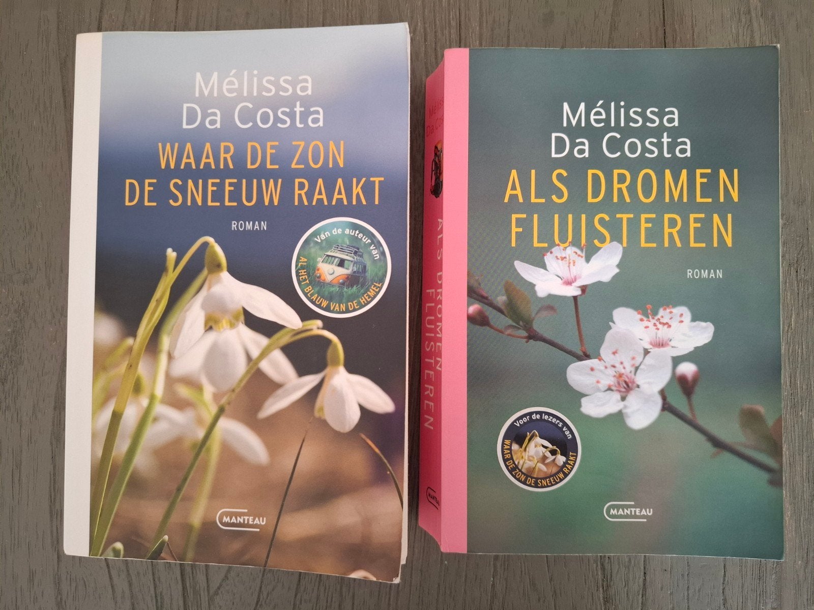 Waar de zon de sneeuw raakt & Als dromen fluisteren, Ophalen of Verzenden, Zo goed als nieuw, Mélissa Da Costa, Nederland