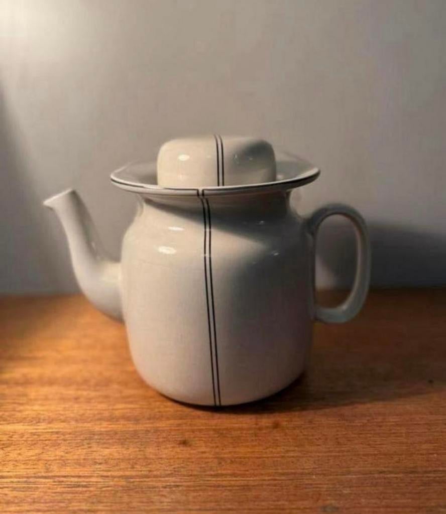 Vintage retro porceleinen theepot Gustavsberg.186, Ophalen, Huis en Inrichting