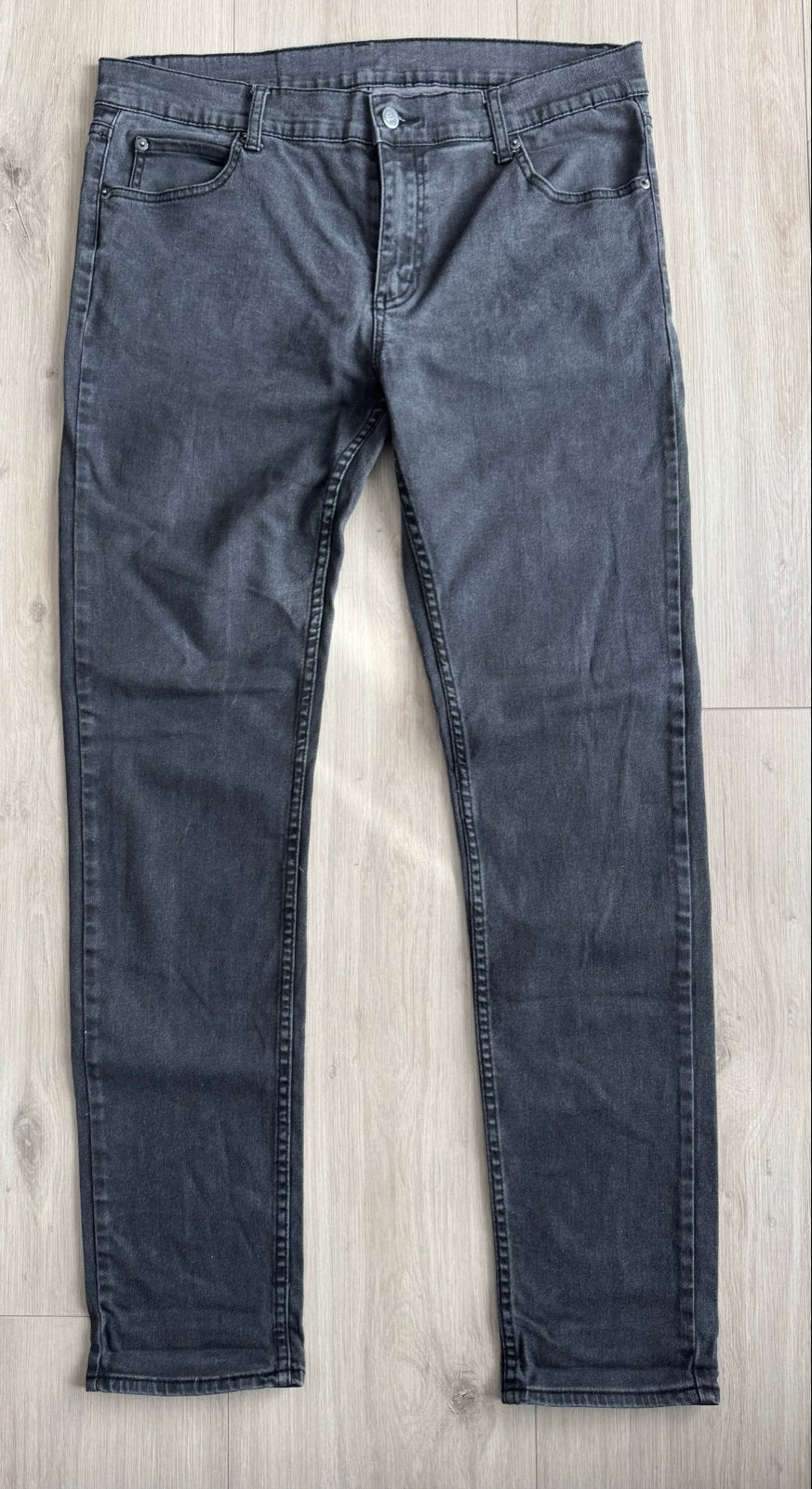 Cheap Monday Jeans W36/L34 - Donkergrijs met stretch, Ophalen of Verzenden, Gedragen, Grijs, W36 - W38 (confectie 52/54)
