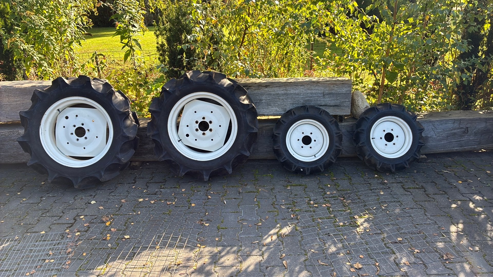 Set compact trekker banden, Ophalen