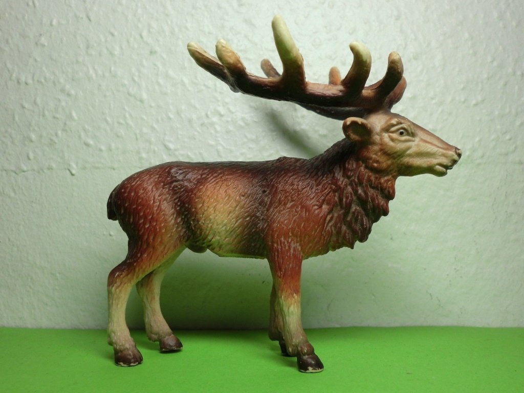 Schleich 14231 hert dierfiguur, Ophalen of Verzenden, Gebruikt, Hert, Beeldje of Figuurtje