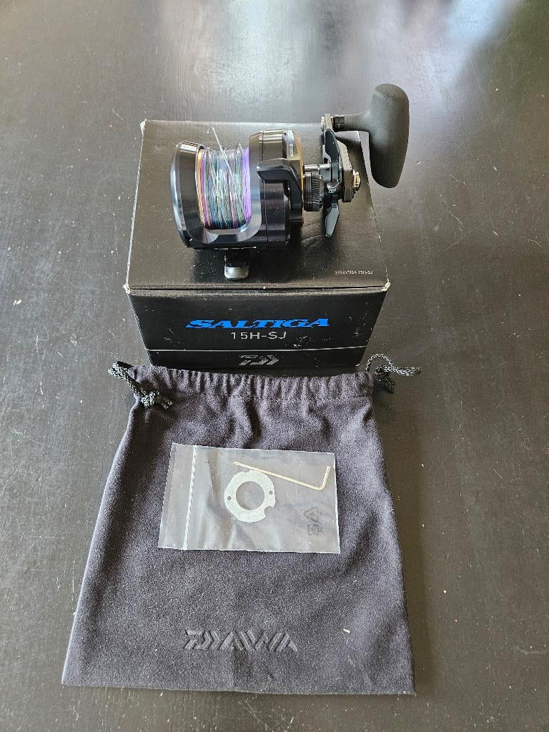 Daiwa Saltiga 15H SJ jigging reel, Ophalen of Verzenden, Nieuw, Molen