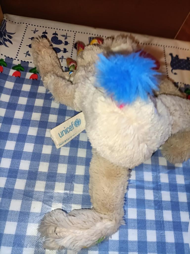 Unicef Oenny knuffel 18 cm groot, Ophalen of Verzenden, Zo goed als nieuw, Overige typen