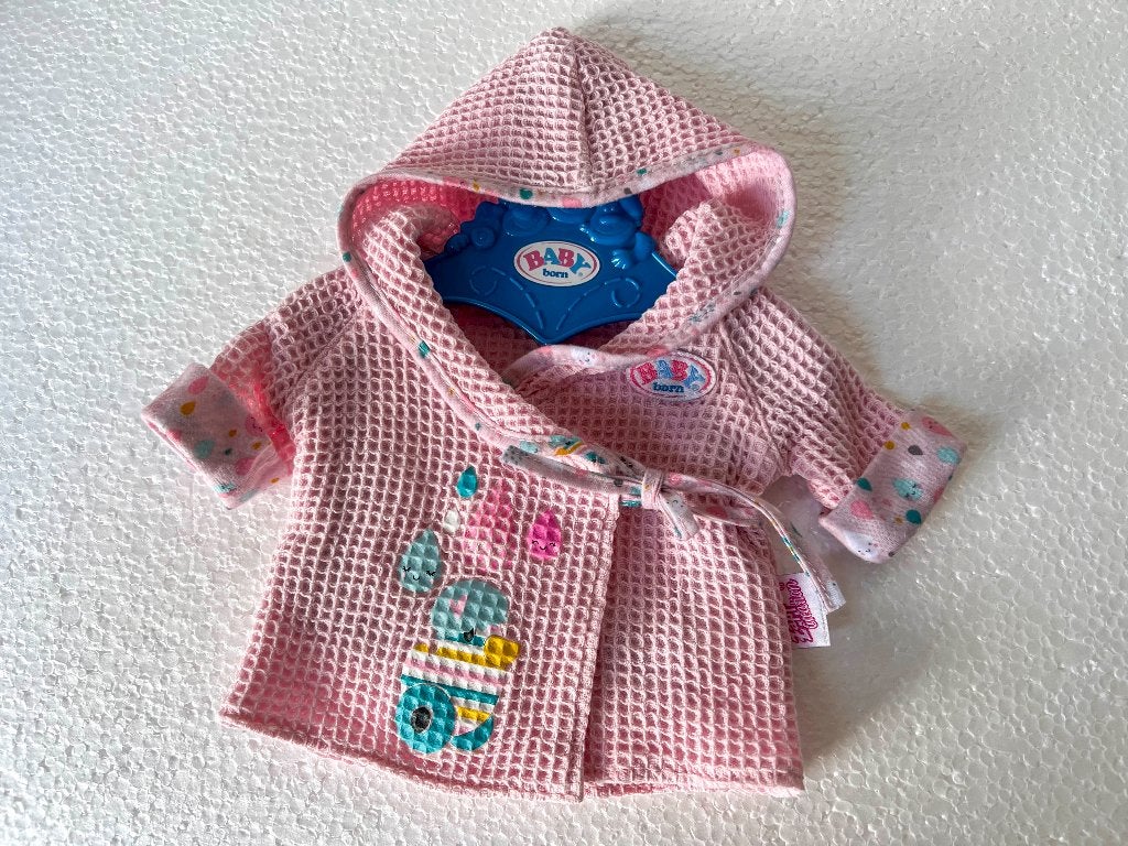 Baby born badjas, Kinderen en Baby's, Speelgoed | Poppen, Ophalen of Verzenden, Zo goed als nieuw, Babypop