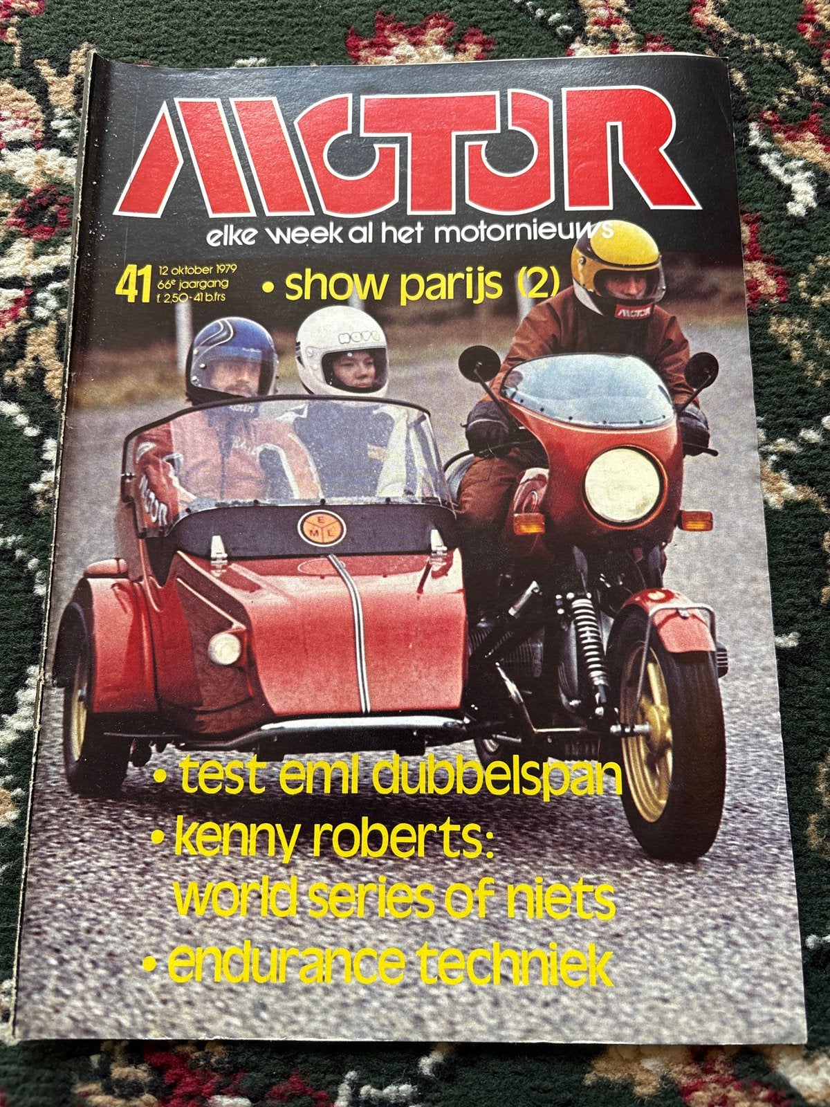 Motor Magazine 12 oktober 1979 - Show Parijs (2), Ophalen of Verzenden, Gelezen, Algemeen