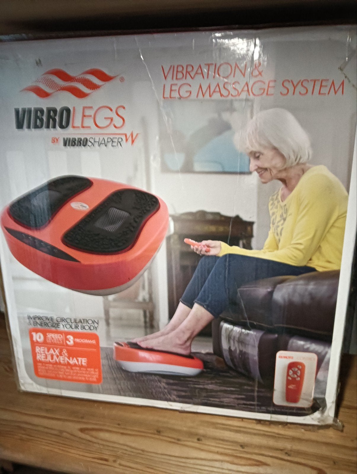 VibroLegs Vibratie & Been Massage Systeem, Sport en Fitness, Massageproducten, Ophalen of Verzenden, Apparaat