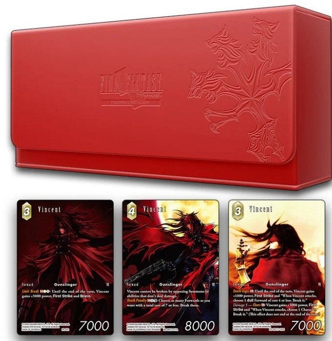 Final Fantasy TCG Vincent Triple Deck Box (SEALED) (UNIQUE), Ophalen of Verzenden, Nieuw, Overige typen, Foil