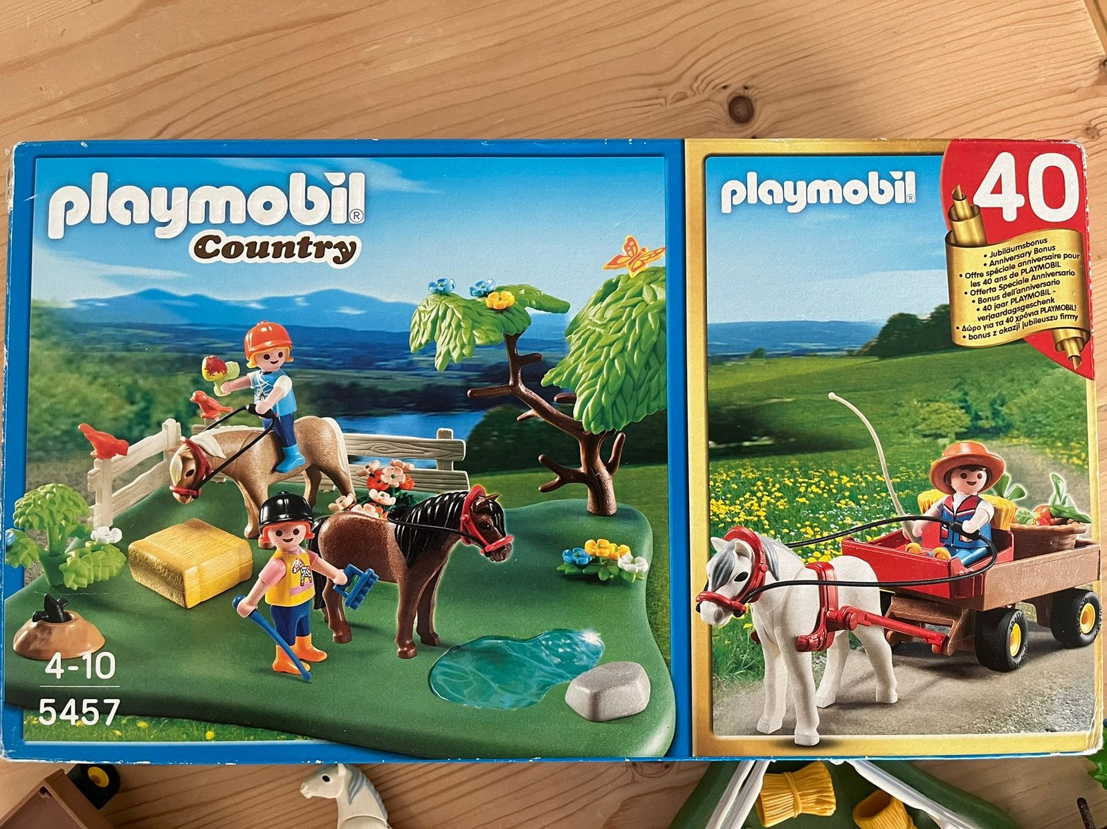 Playmobil Country 5457 - Ponyweide Met Hooiwagen - zgan, Kinderen en Baby's, Speelgoed | Playmobil, Ophalen of Verzenden, Zo goed als nieuw