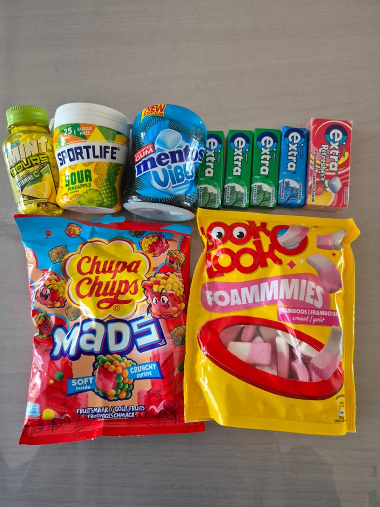 Pakketje snoep/kauwgom nieuw, Ophalen of Verzenden