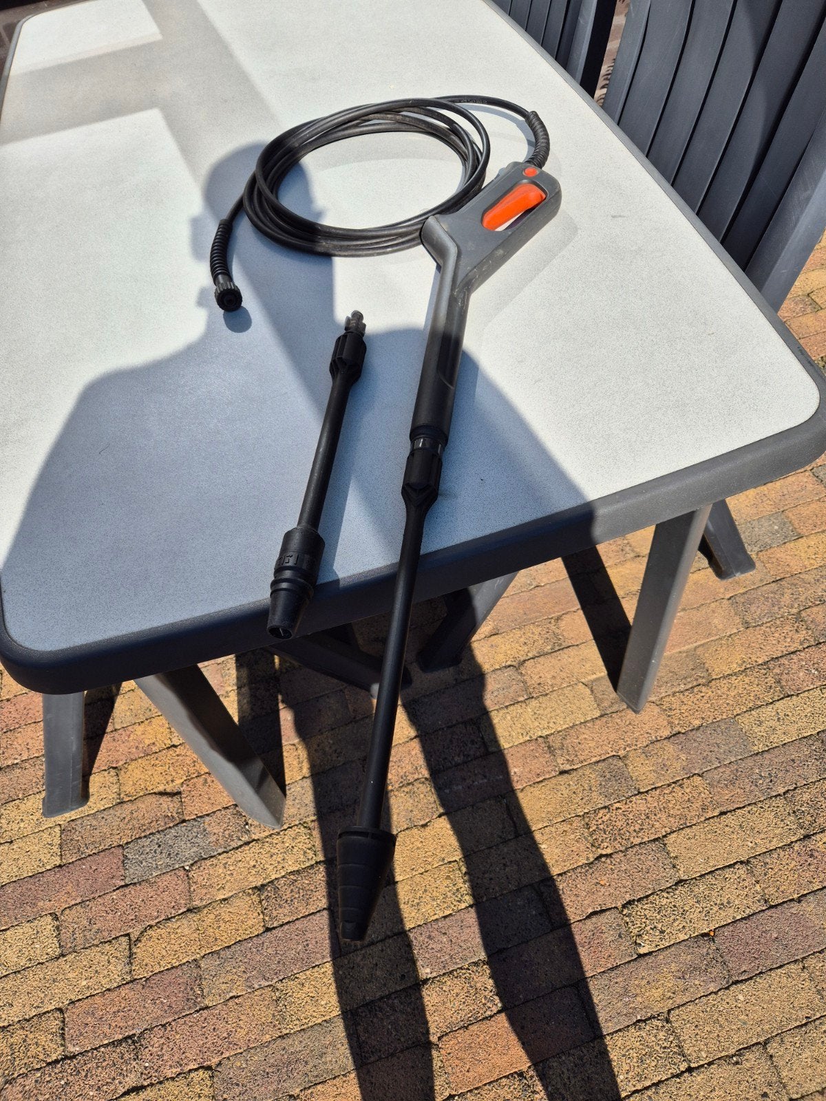 pistool en slang voor gardena hogedrukreiniger reiniger, Tuin en Terras, Ophalen of Verzenden, Zo goed als nieuw, Elektrisch, Diverse merken, waaronder Gardena