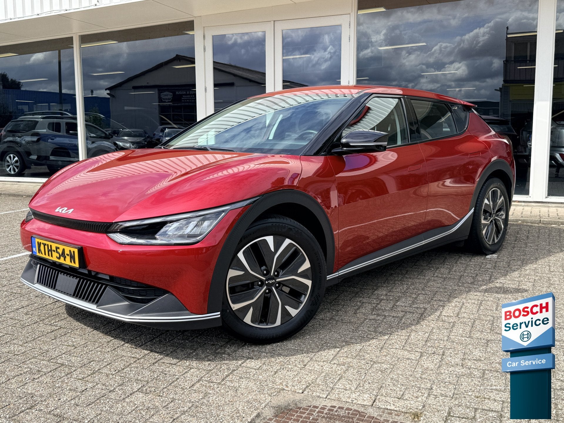 Kia Ev6 77.4 kWh | Afn. Trekhaak | SOH 100% | Half Leder | A, Automaat, 228 pk, Achterwielaandrijving, Gebruikt