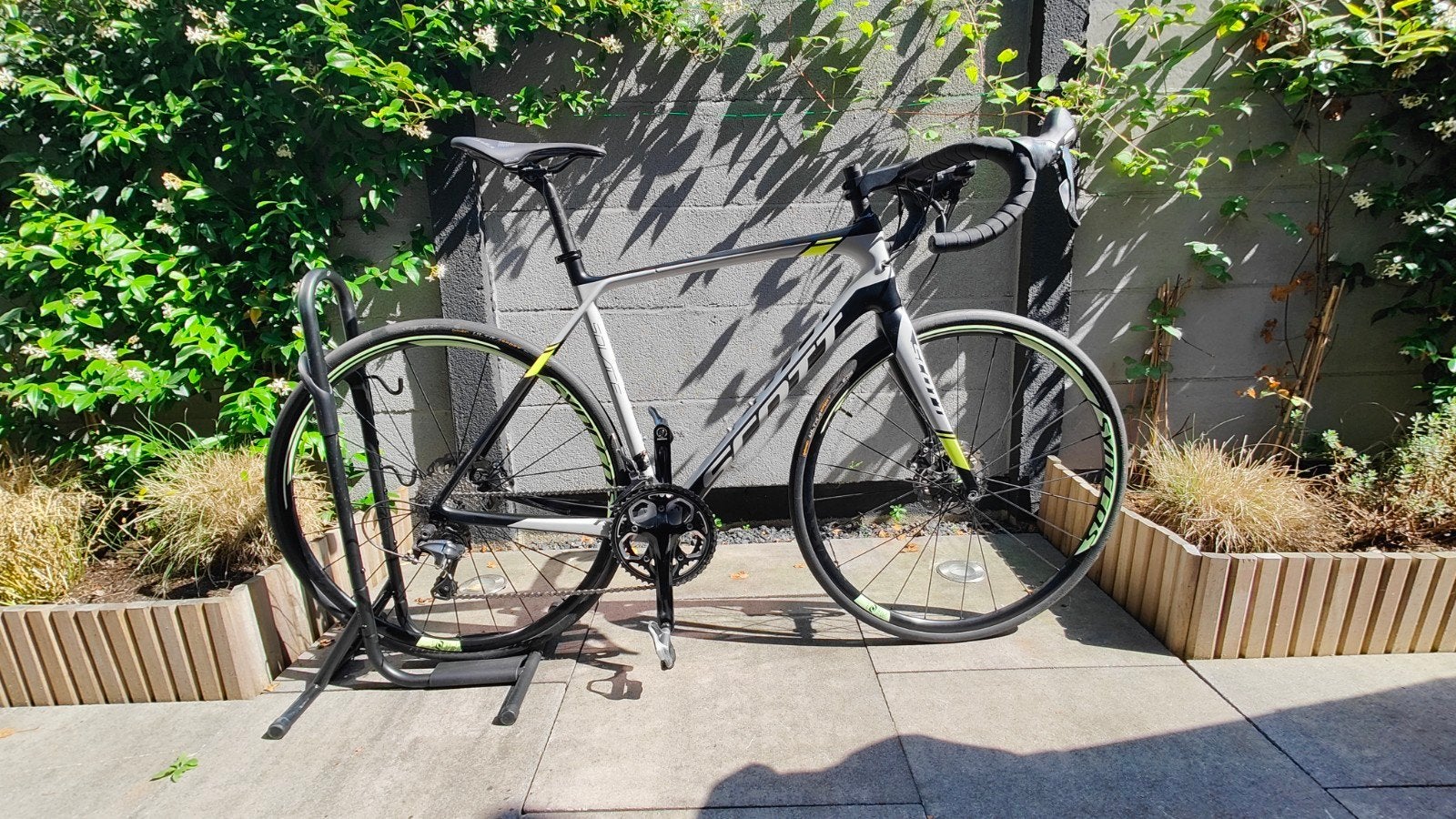 Scott Solace racefiets met schijfremmen, Carbon, Zo goed als nieuw, Meer dan 20 versnellingen, Schijfrem