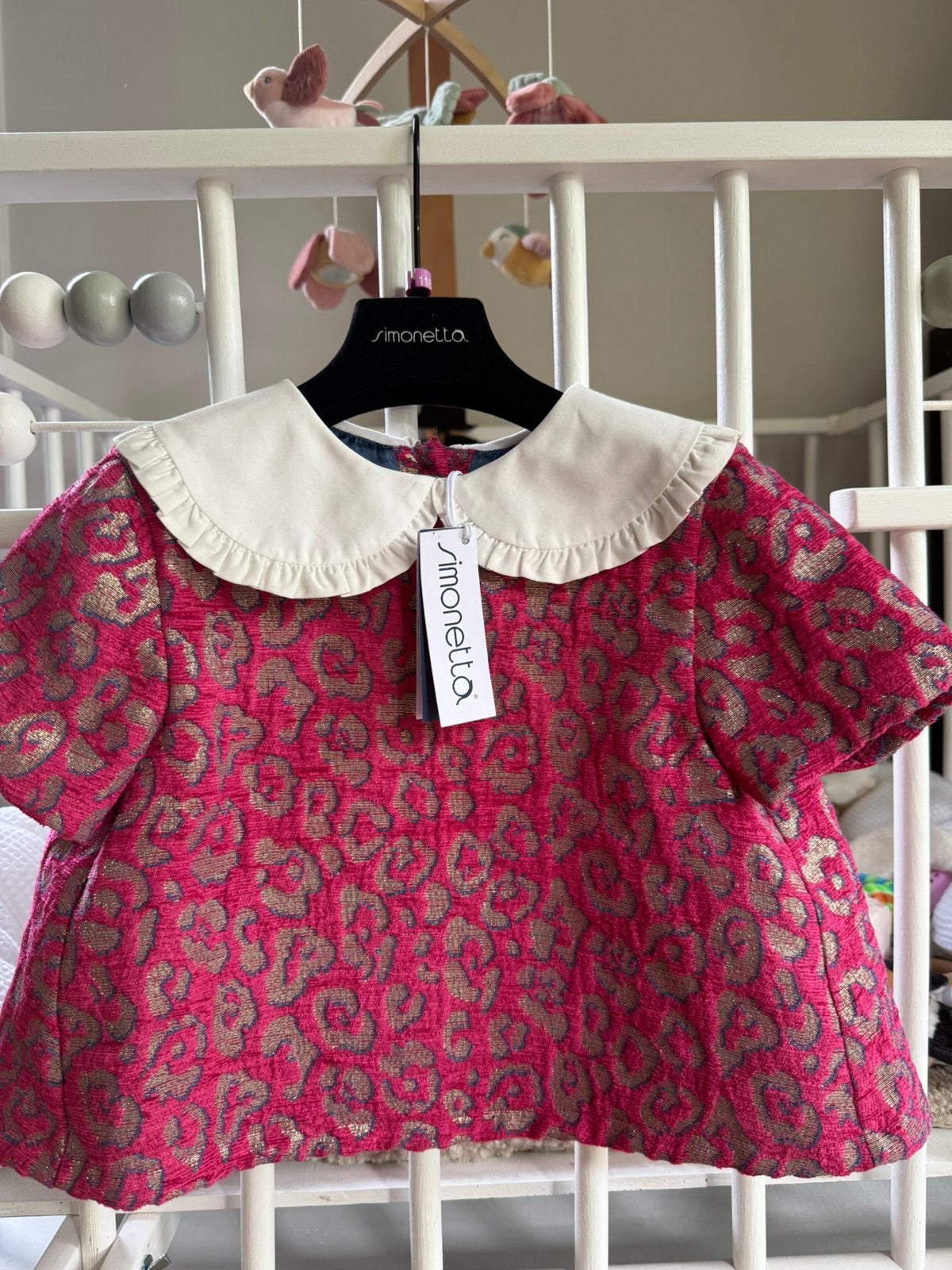 Nieuw Simonetta roze panter top / blouse / truitje / jasje, Kinderen en Baby's, Kinderkleding | Maat 116, Ophalen of Verzenden
