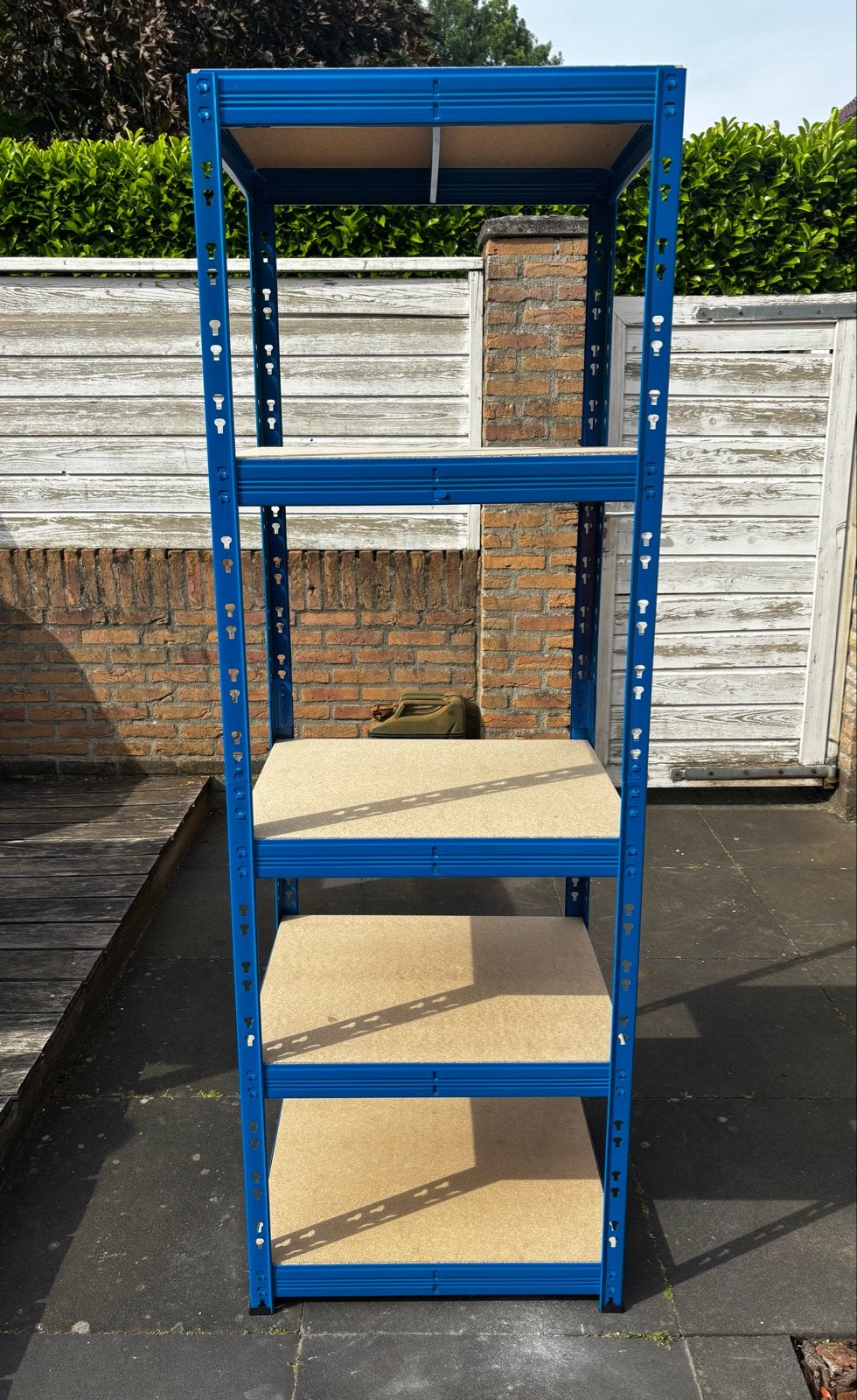Stellingkast met 5 verstelbare planken, Huis en Inrichting, Kasten | Stellingkasten, Ophalen, Gebruikt