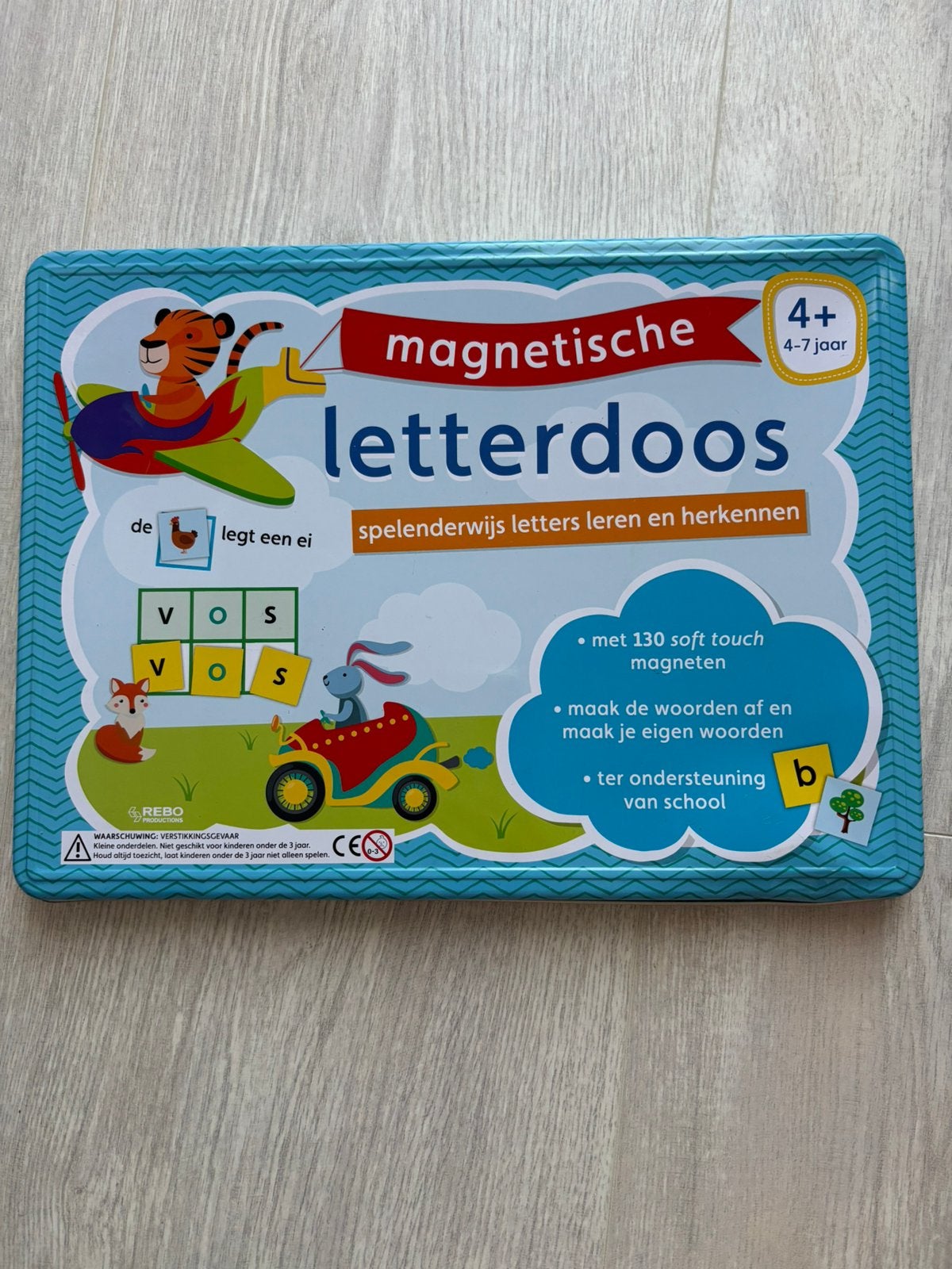 Magnetische letterdoos, Ophalen of Verzenden, Gebruikt, Taal en Lezen