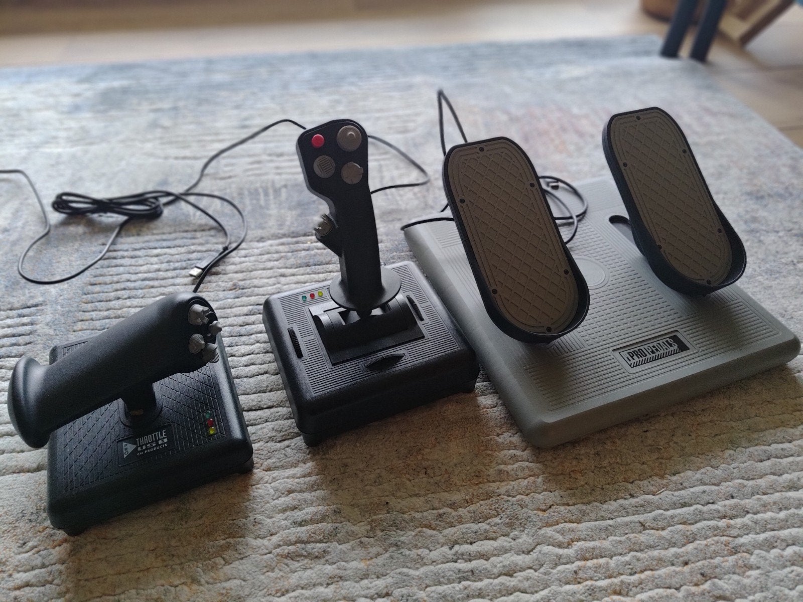 CH Products Flight Controllers: Joystick, Throttle, Pedalen, Spelcomputers en Games, Ophalen of Verzenden, Gebruikt, Simulatie