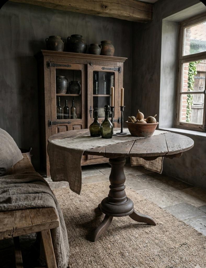 Antieke wijntafel met prachtig geleefd uiterlijk, Antiek en Kunst, Antiek | Meubels | Tafels, Ophalen