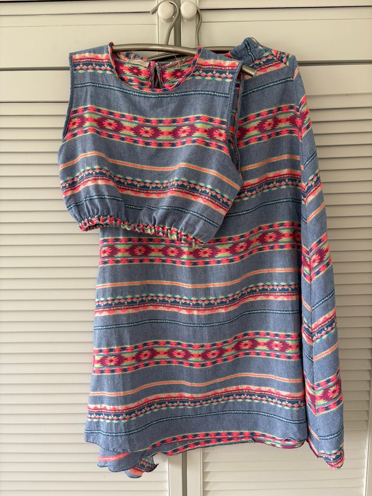 Set Rok Top Blauw Ibiza Style Lange Rok Crop Top Zomer ZGAN, Ophalen of Verzenden, Zo goed als nieuw, Blauw