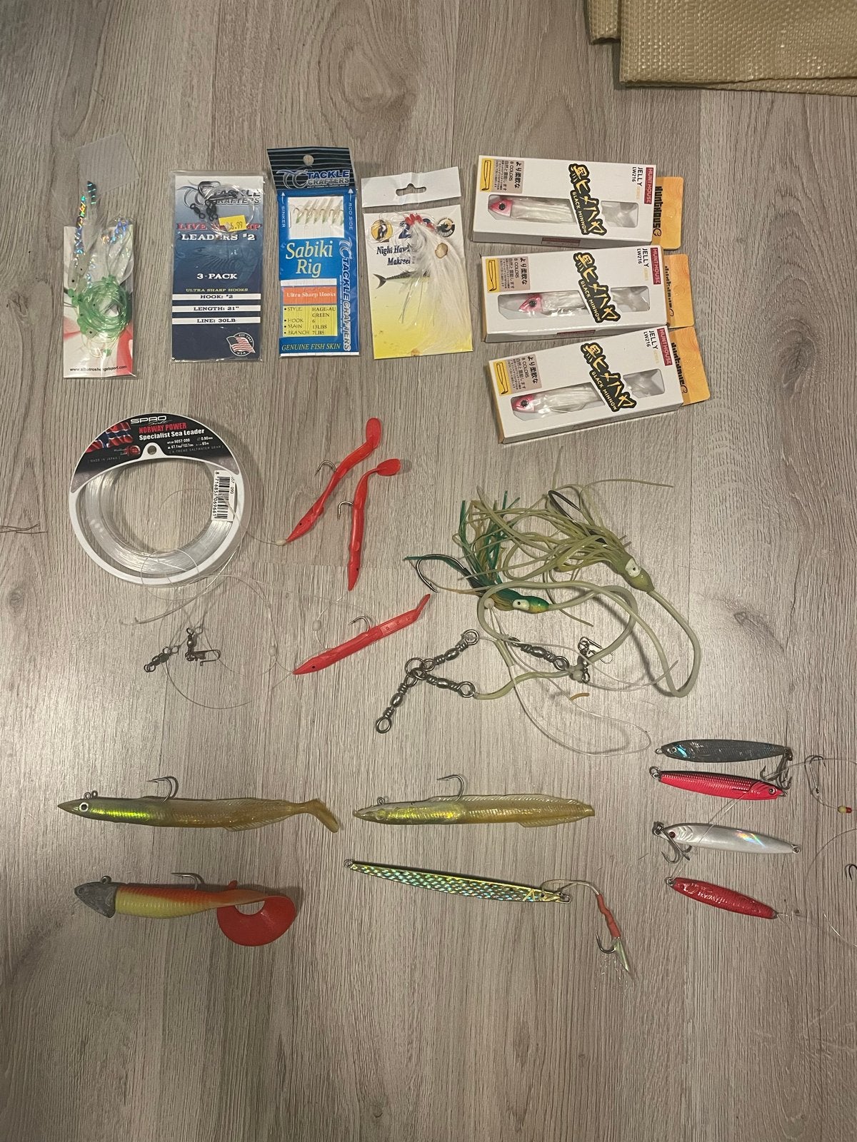 Diverse visbenodigdheden: kunstaas, lijnen en meer, Watersport en Boten, Ophalen of Verzenden, Gebruikt, Kunstaas