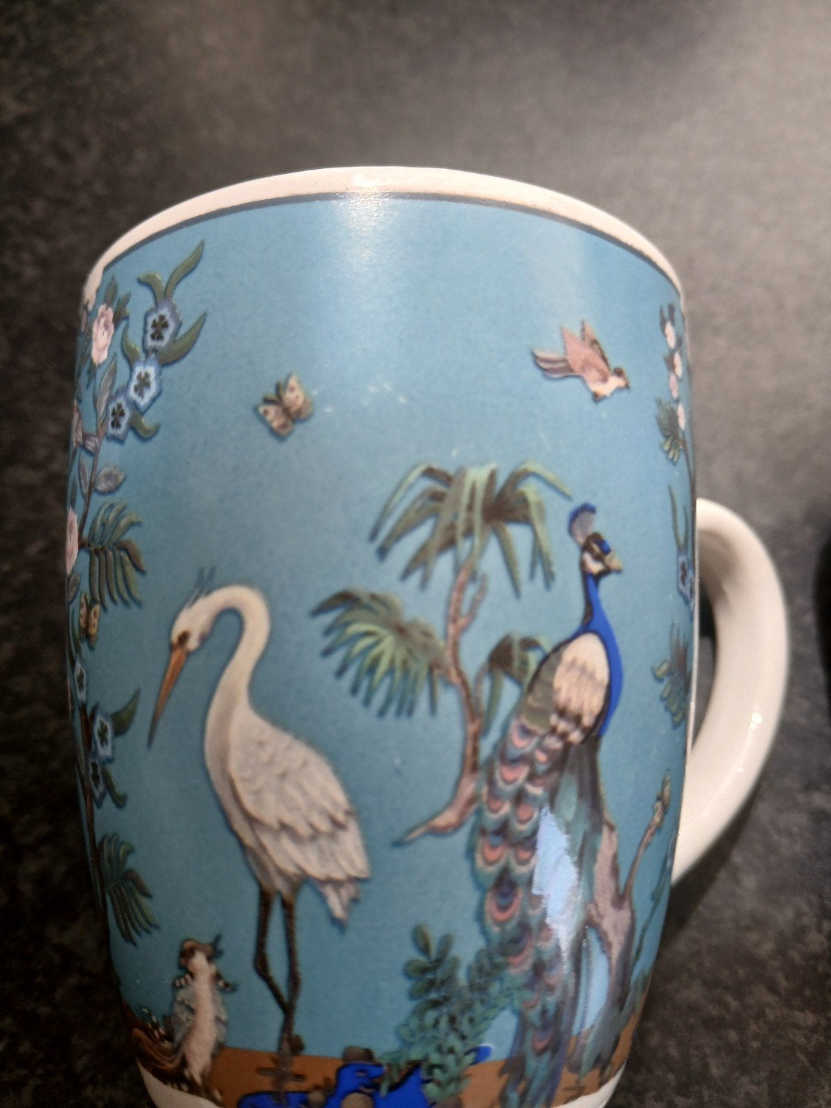 Vintage senseo mokjes van Siaki birds., Overige merken, Ophalen of Verzenden, Zo goed als nieuw, Overige stijlen