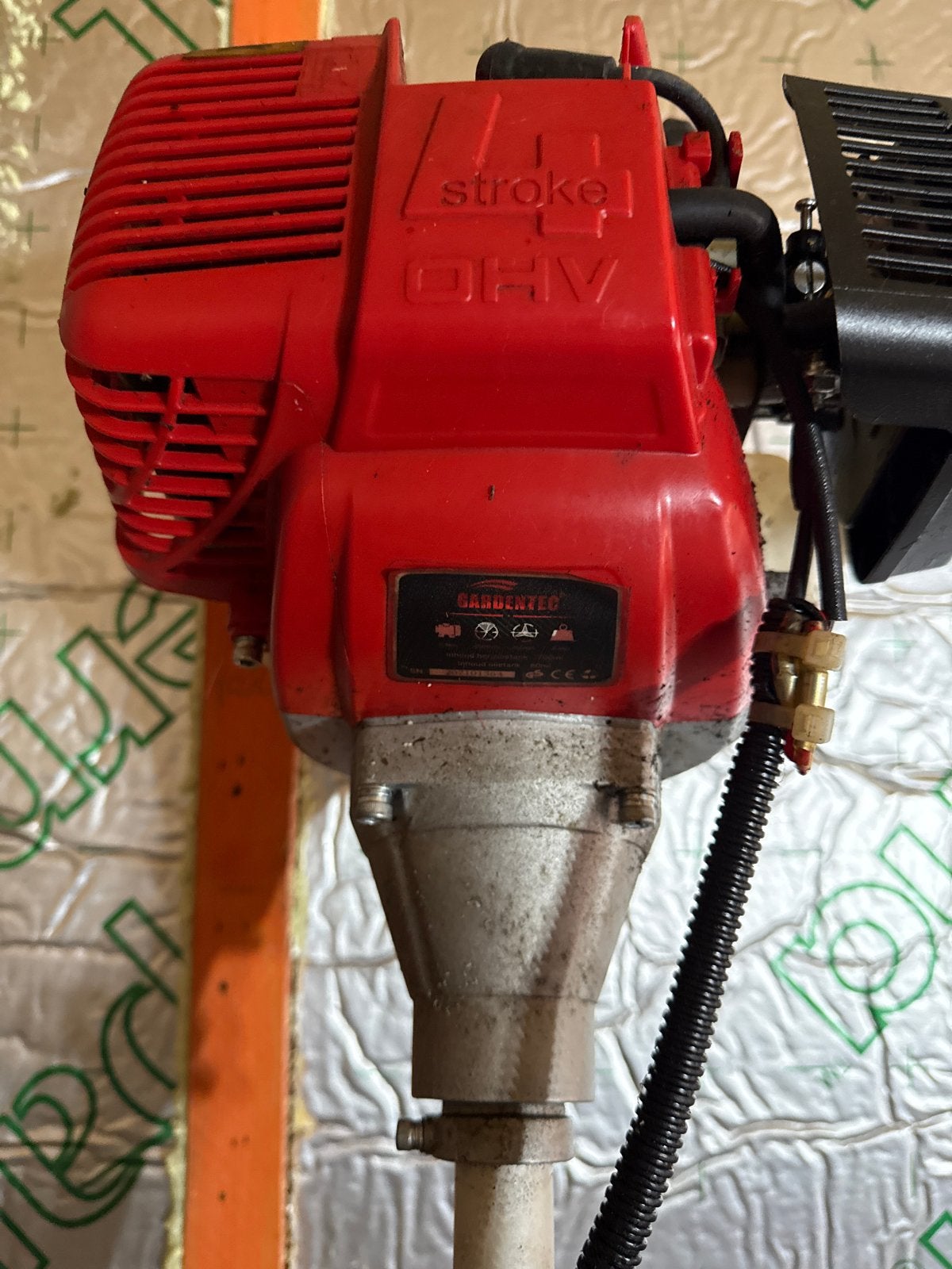 GARDENTEC 4-takt OHV Benzine Bosmaaier - Zo goed als nieuw, Tuin en Terras, Ophalen of Verzenden, Zo goed als nieuw, 30 tot 50 cm