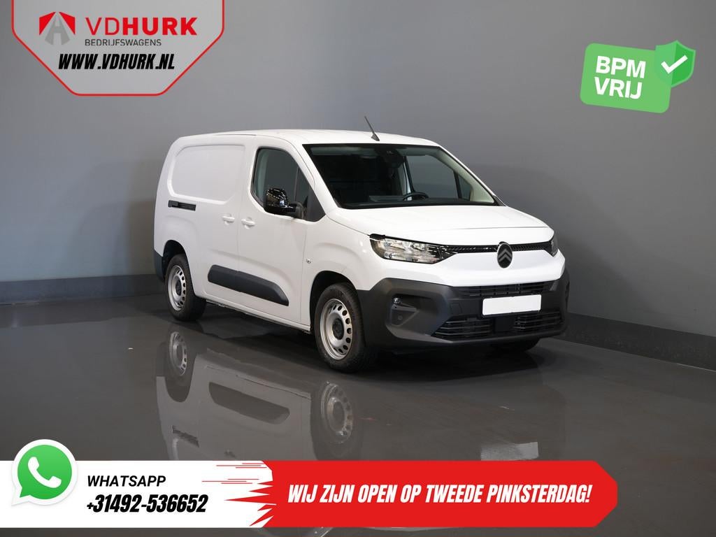 Citroën Berlingo 1.5 HDi 100 pk L2 Carplay/ Stoelverw/ 3Per, Auto's, Voorwielaandrijving, Gebruikt, Citroën, Bedrijf