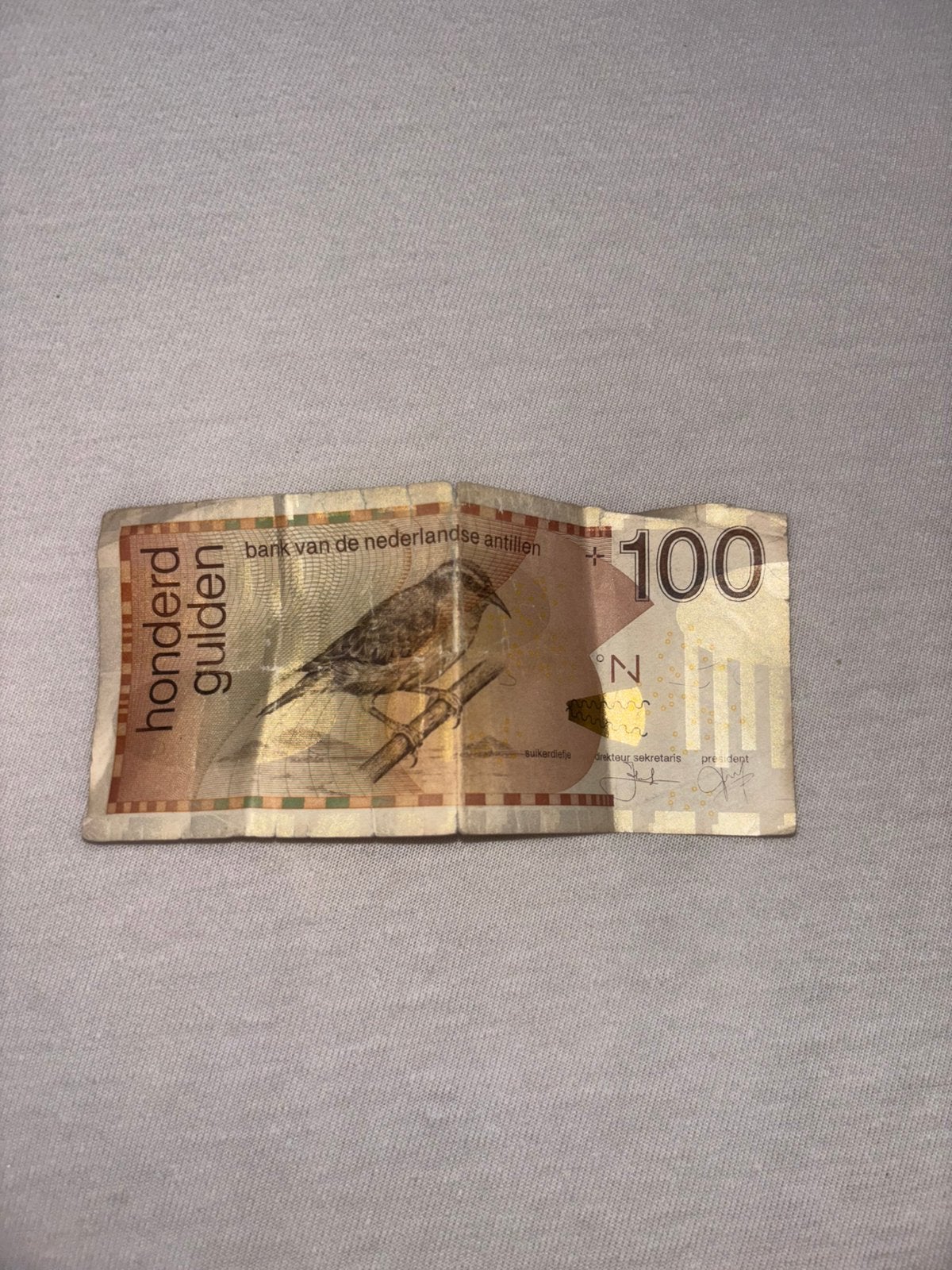 100 gulden briefje nederlandse antillen., Postzegels en Munten, Bankbiljetten | Nederland, Ophalen of Verzenden, 100 gulden