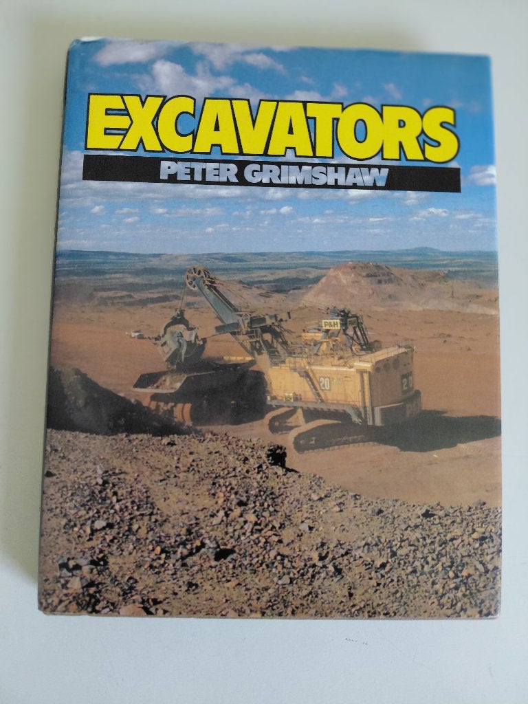 Excavators  , oftewel graafmachines, Boeken, Ophalen of Verzenden, Gelezen, Diverse auteurs, Overige vervoermiddelen
