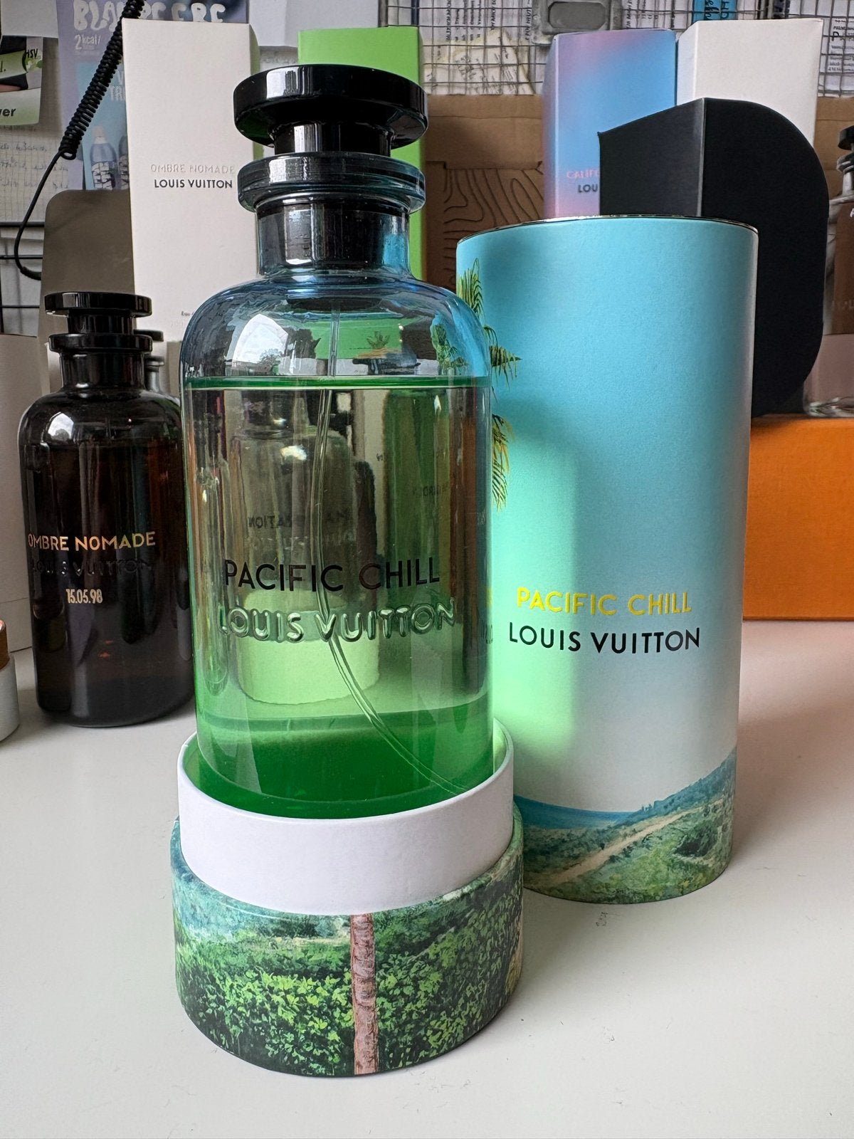 Louis Vuitton Parfums: Pacific Chill, Ombre Nomade, Orage, Sieraden, Tassen en Uiterlijk, Ophalen of Verzenden, Zo goed als nieuw
